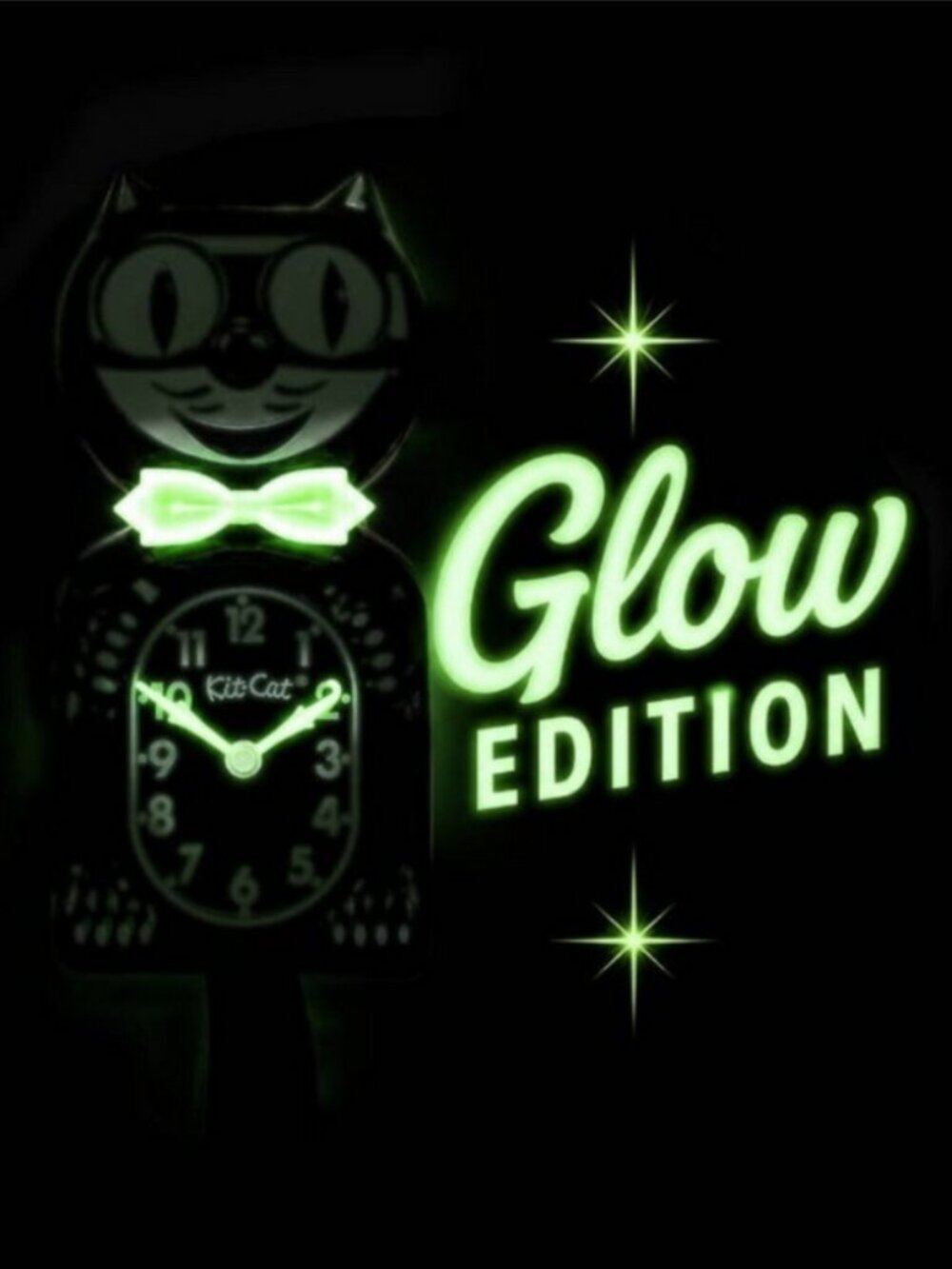 Original Classic Black Kit-Cat Klock Glow Edition